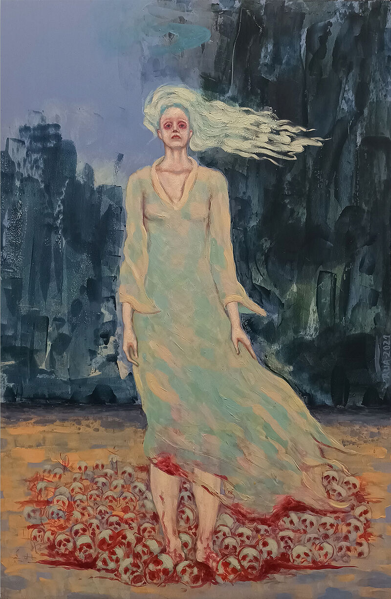 Dark Fairy - a Paintings by RoxanaUrra